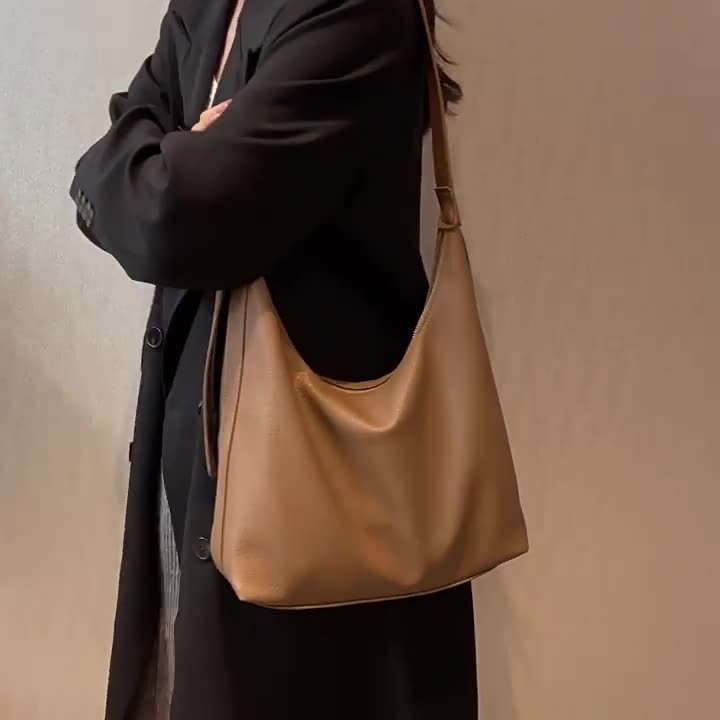 Soft Vegan Leather Tote Bag for Women