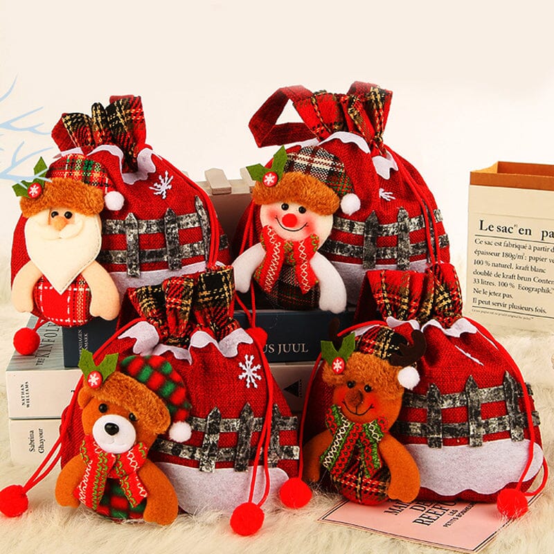 Christmas Gift Snowman Doll Bag 7pcs