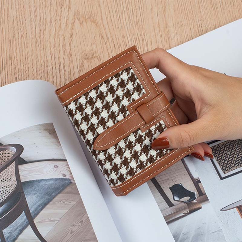 Thousand Bird Check Wallet