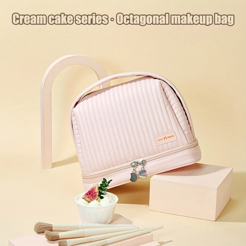 Cream Cake Cosmetic Bag