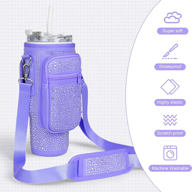 Glittering Diamond Drinkware Tumbler Bag