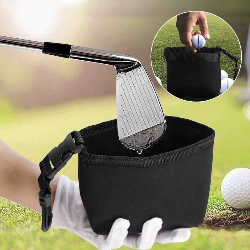 Golf Club and Golf Ball Cleaning Bag