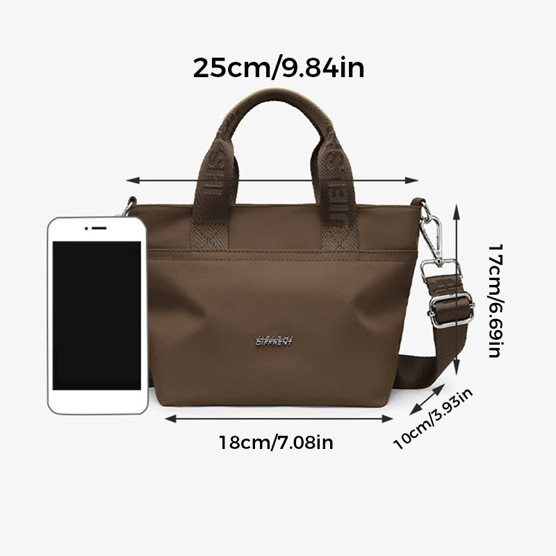 Zoned Nylon Crossbody Bag