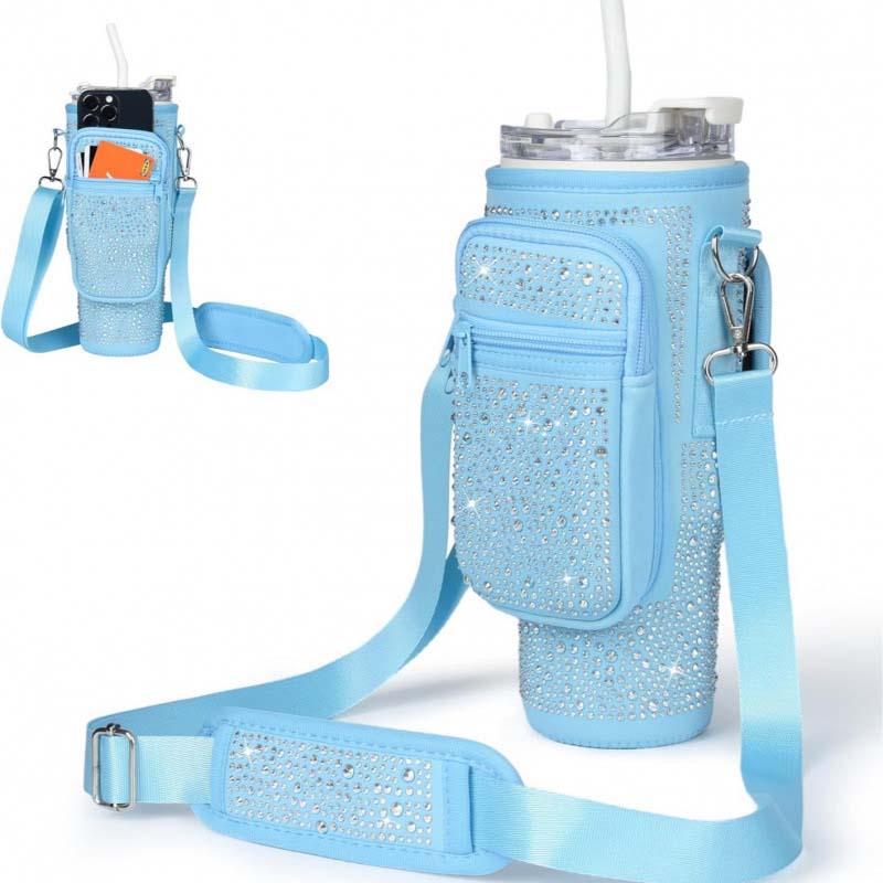 Glittering Diamond Drinkware Tumbler Bag