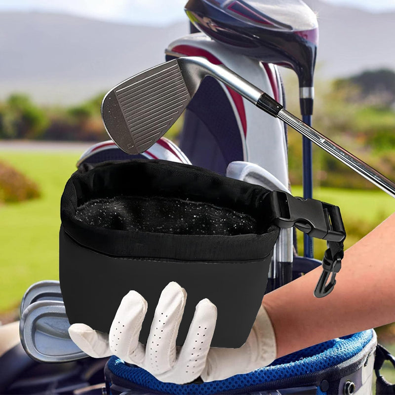 Golf Club and Golf Ball Cleaning Bag