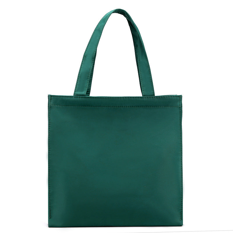 Versatile Solid Color Handbag