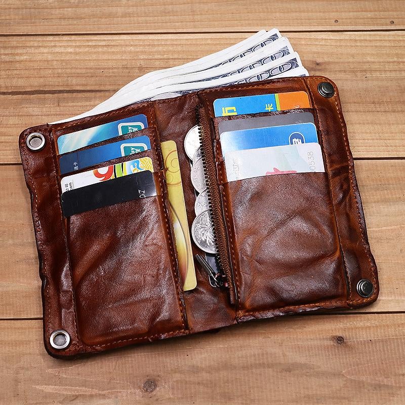 Men's Business Retro Multi-slot Card Holder Wallet