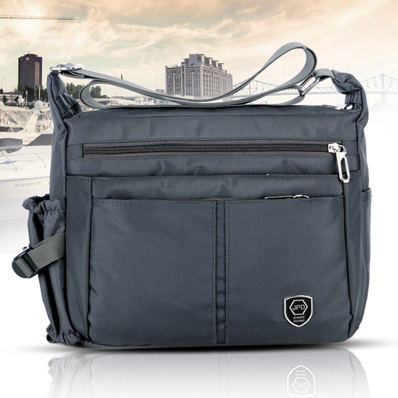 Lightweight Waterproof Multiple Pockets Crossbody Bag