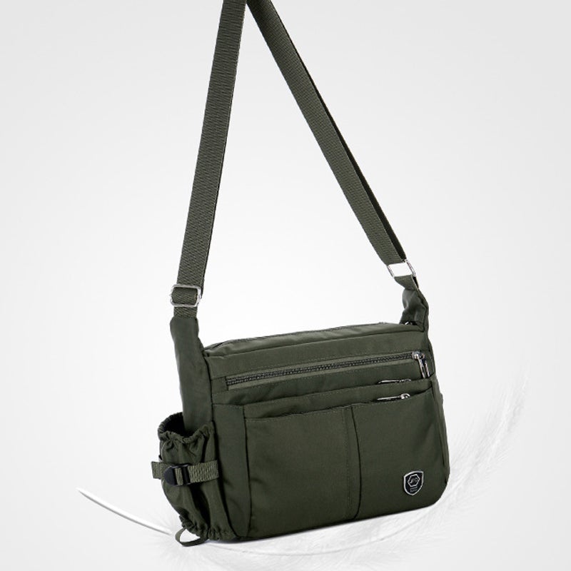 Lightweight Waterproof Multiple Pockets Crossbody Bag