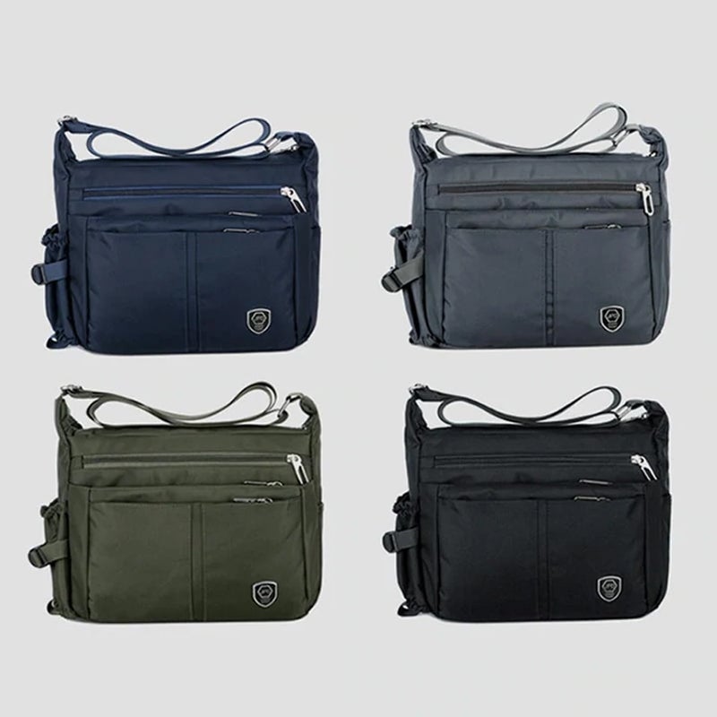 Lightweight Waterproof Multiple Pockets Crossbody Bag