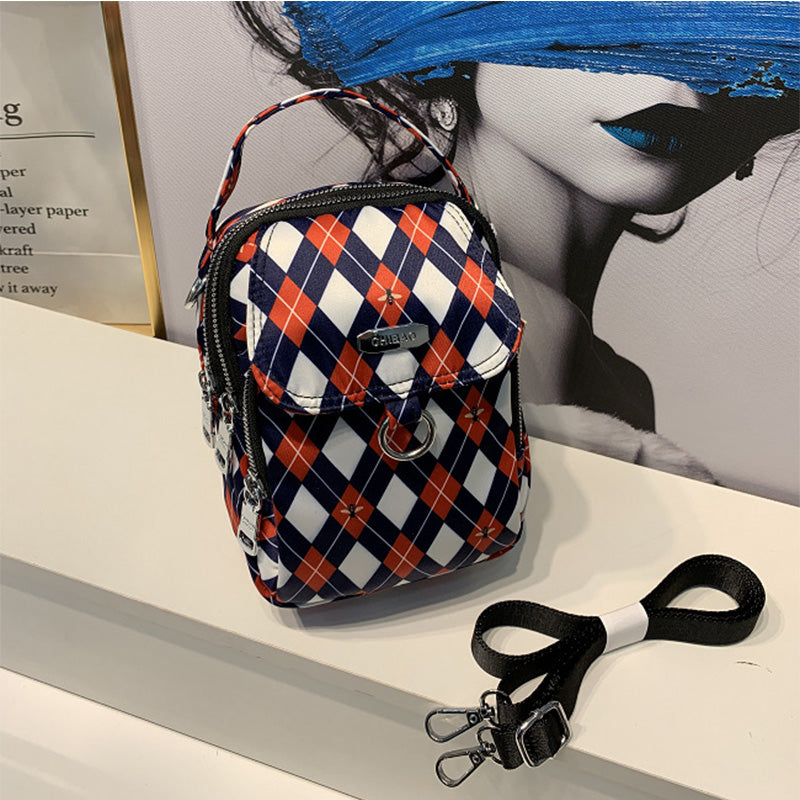 Nylon Print Crossbody Bag