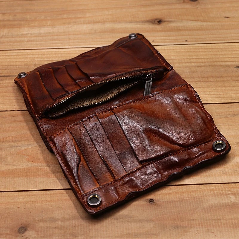 Men's Business Retro Multi-slot Card Holder Wallet