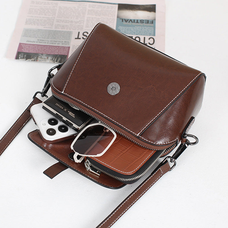 Fashion Leather Cell Phone Bag