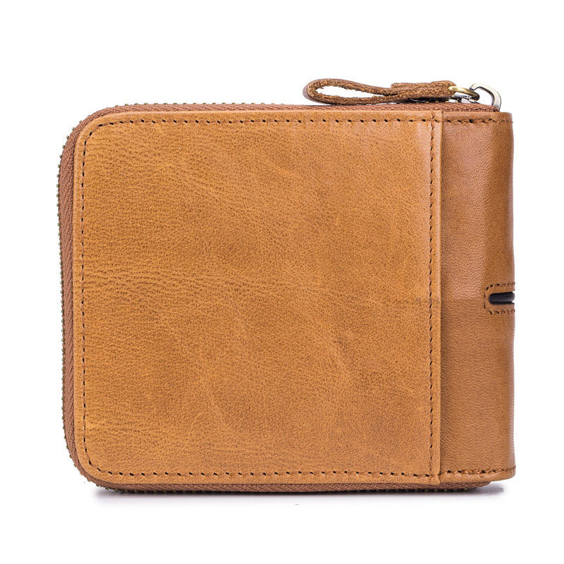 Men RFID Blocking Multi-slot Wallet