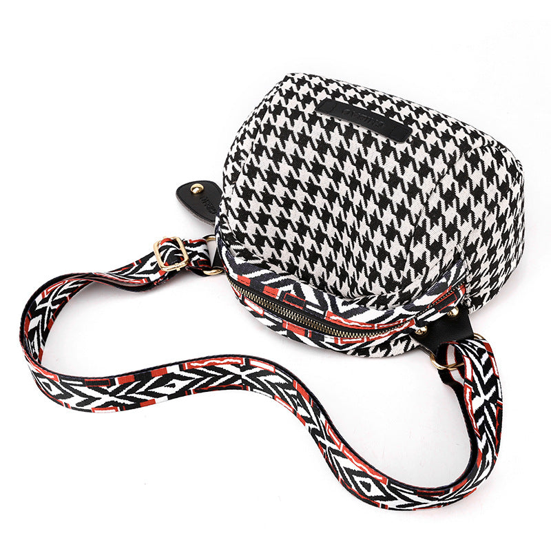 Houndstooth Small Bag