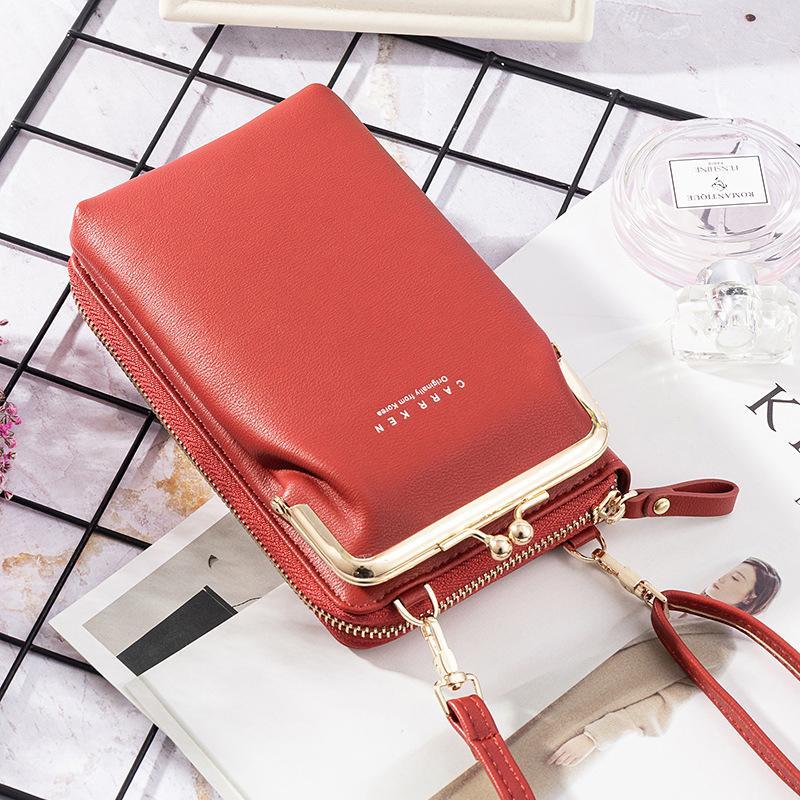 MINI Fashion Women Phone Bag Solid Crossbody Bag