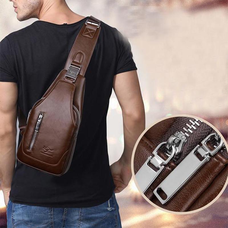 Men's Anti-theft Vintage Sling Bag