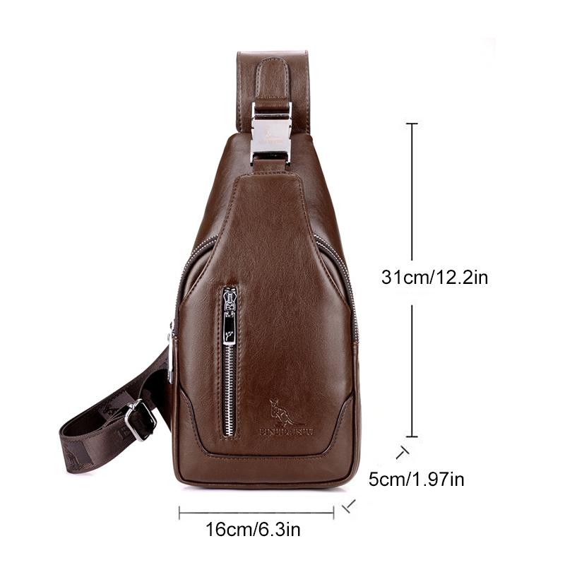 Men's Anti-theft Vintage Sling Bag