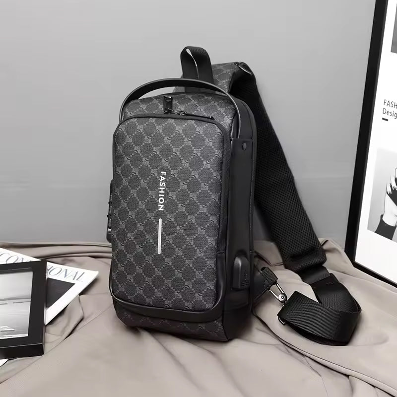 Trendy Men's Chest Bag