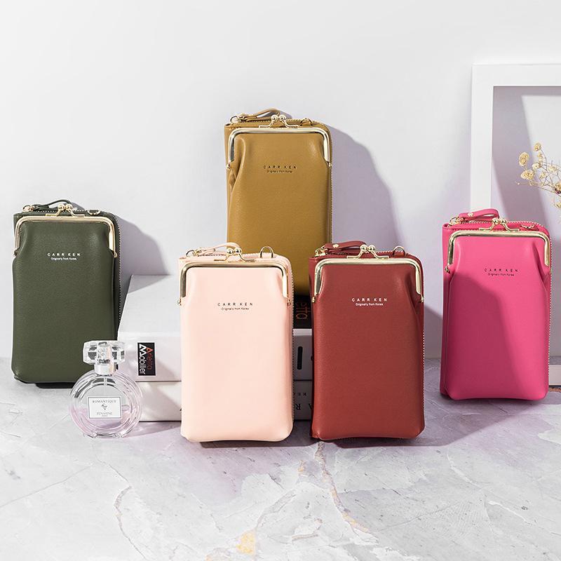 MINI Fashion Women Phone Bag Solid Crossbody Bag