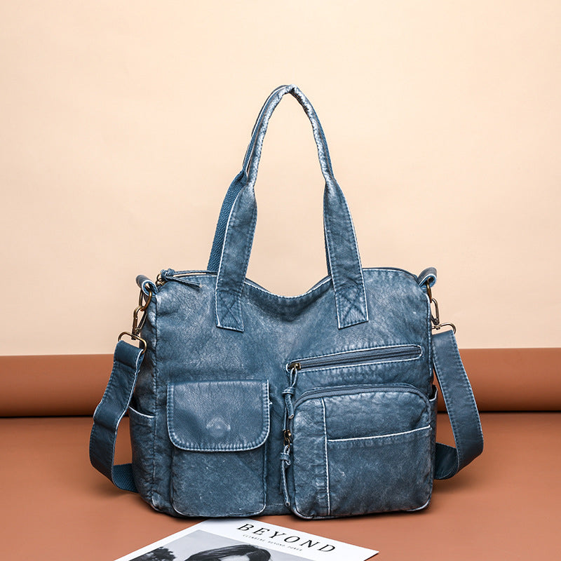 Denim Color Tote Handbags