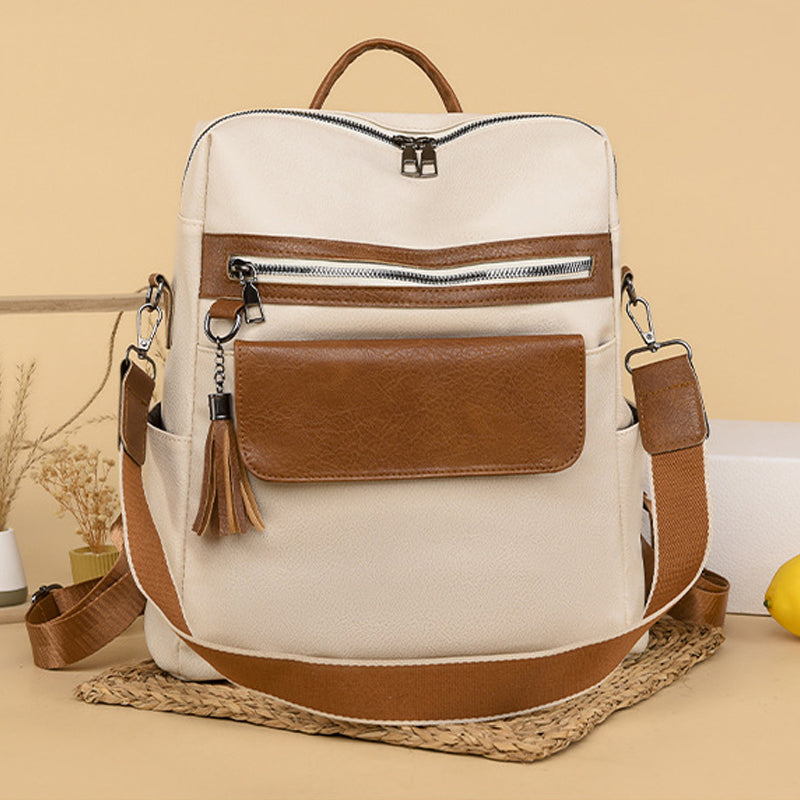 Casual Leather Bckpack