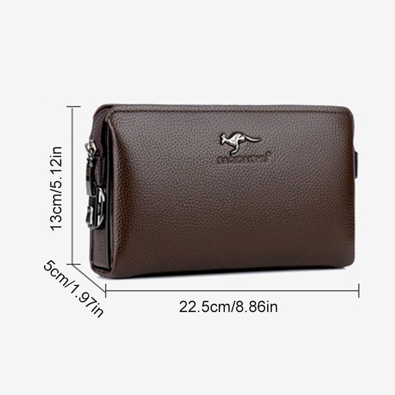 Men's Clutch Zipper Wallet