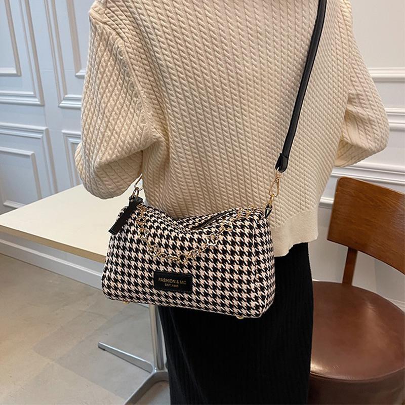 Plaid Shoulder Bag