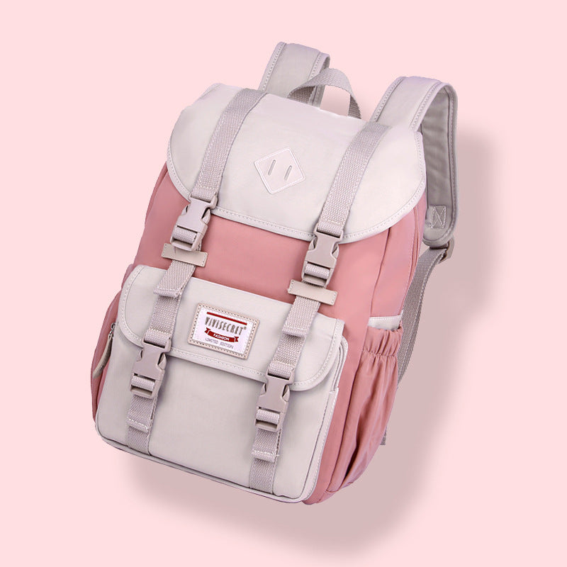 Large_Capacity_Travel_Laptop_Backpack_Beige+Pink