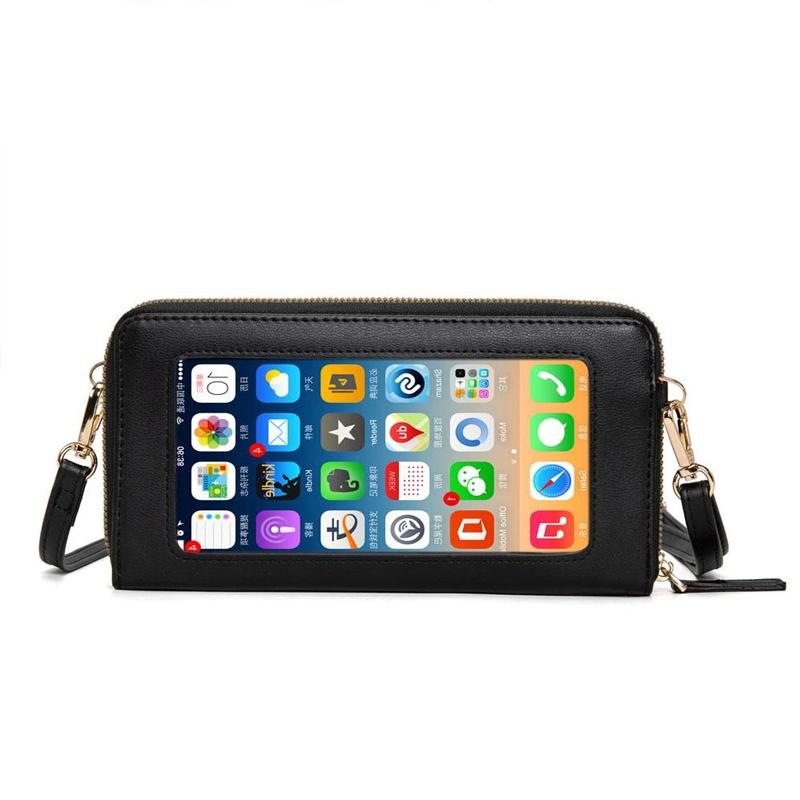 Touch Screen Crossbody Cellphone Purse, with RFID Blocking