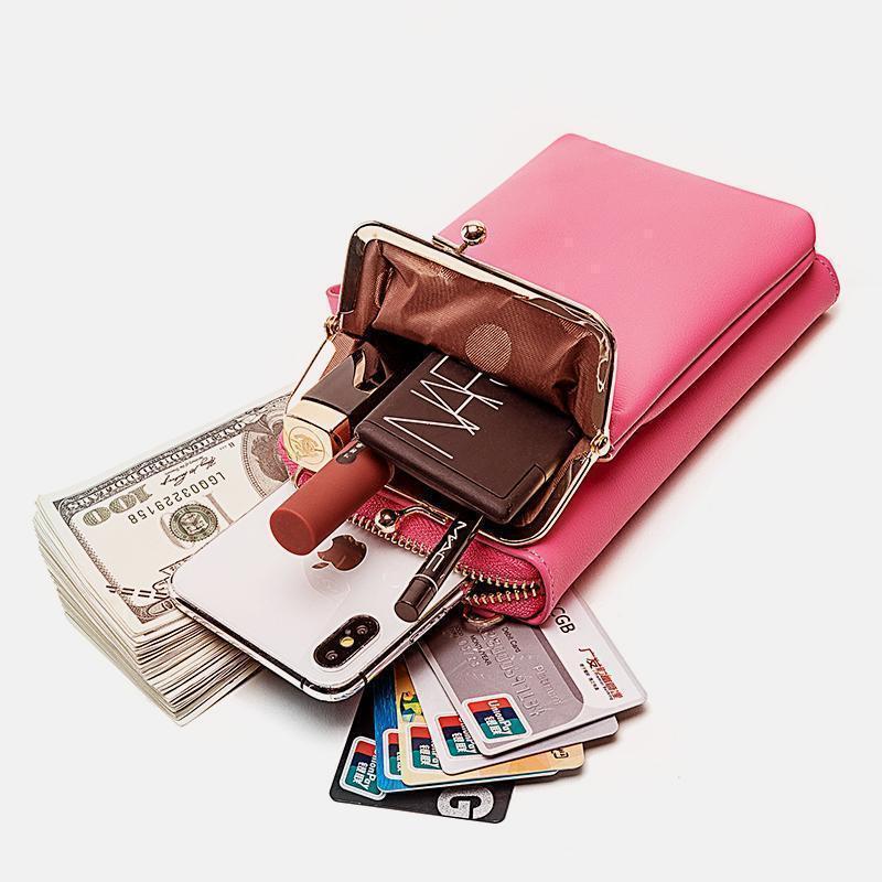 MINI Fashion Women Phone Bag Solid Crossbody Bag