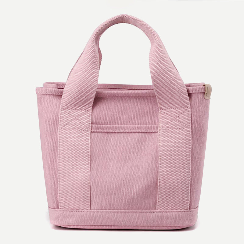 Women's Small Casual Canvas Multi-pocket Tote Handbag