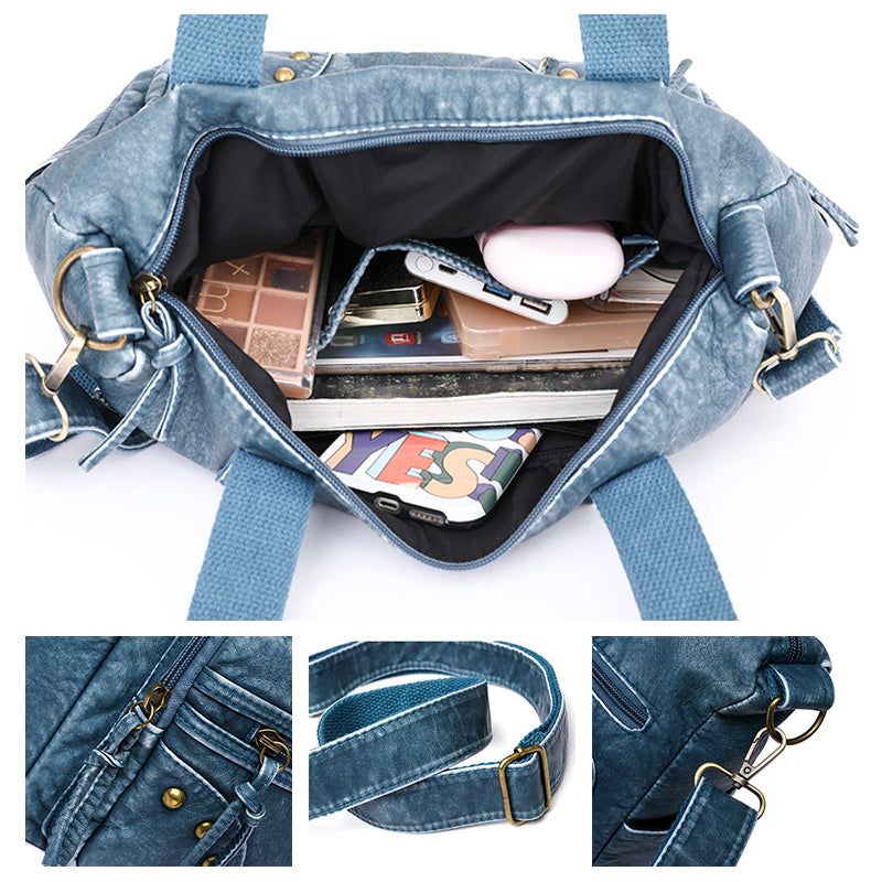 Denim Color Tote Handbags