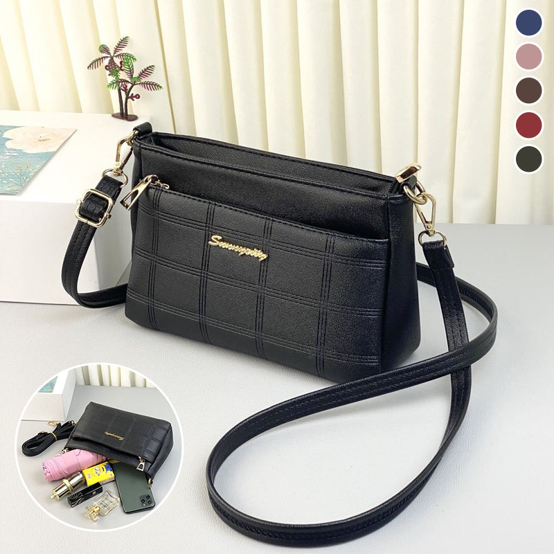 Fashion Large-capacity Anti-theft Soft Leather Messenger Bag