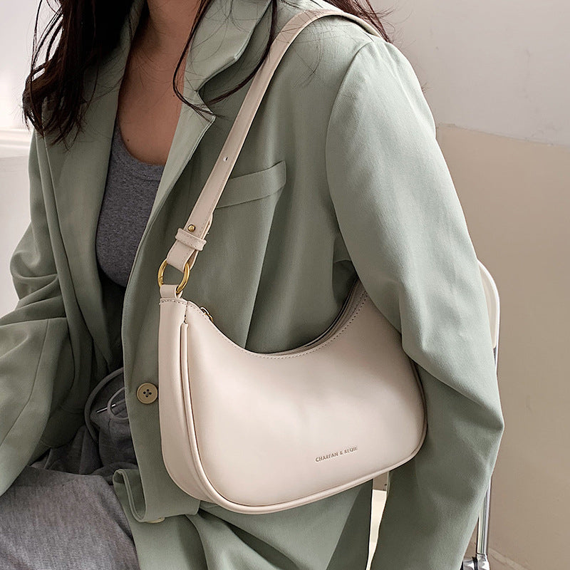 Classic Fashion Semi-circular Shoulder bag