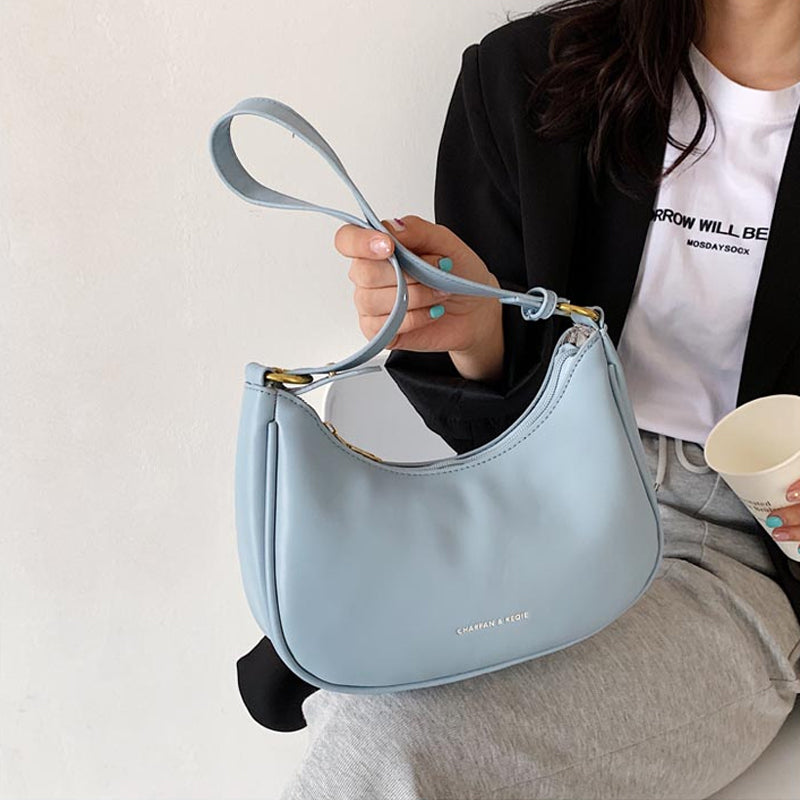 Classic Fashion Semi-circular Shoulder bag