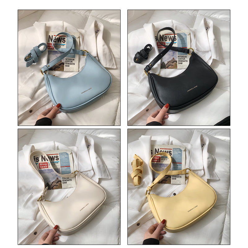 Classic Fashion Semi-circular Shoulder bag