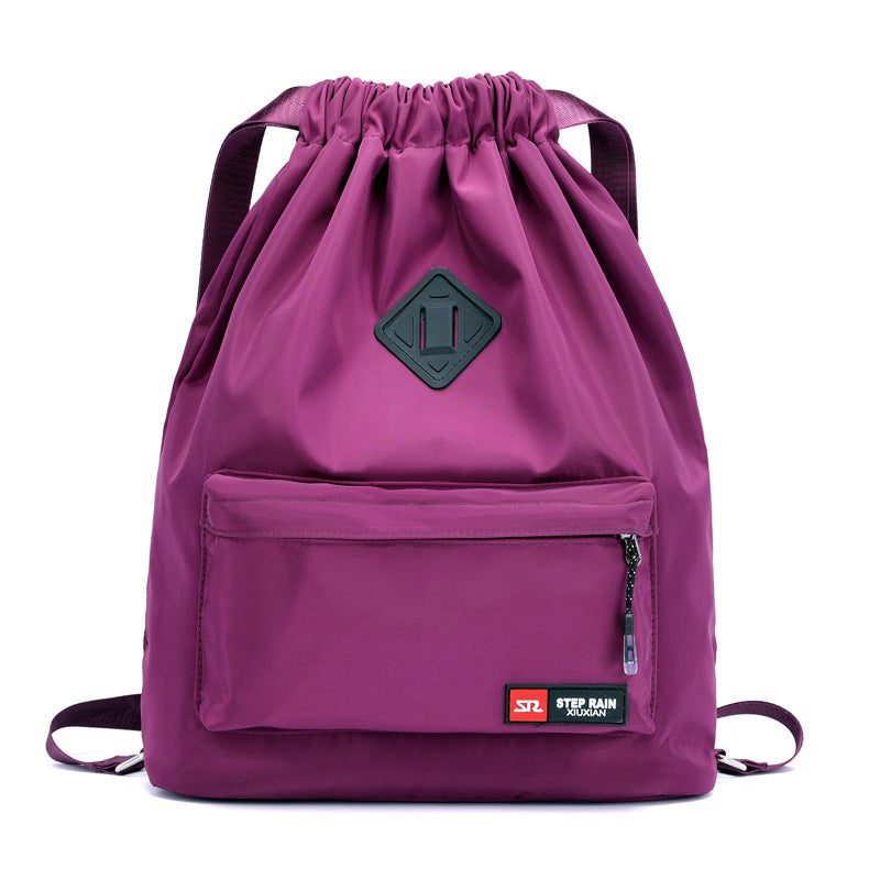 Drawstring Folding Backpack Outdoor Travel Bag