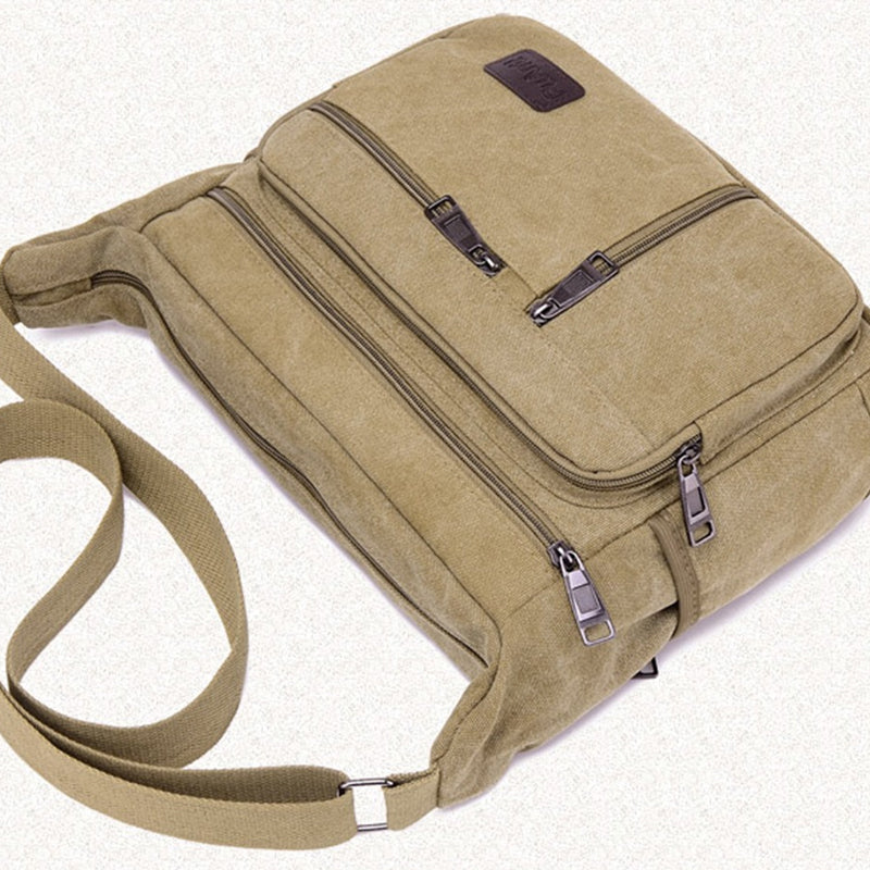 Men's Cross-body Canvas Bag