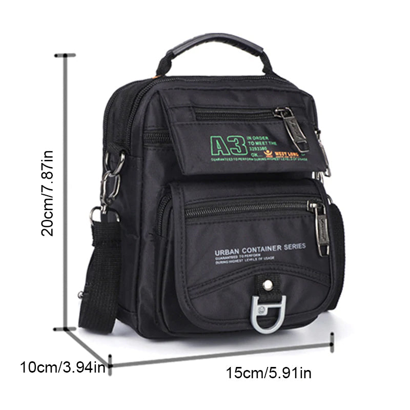 Multi-Pocket Nylon Travel Carry Bag