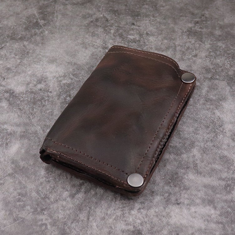 Men's Business Retro Multi-slot Card Holder Wallet