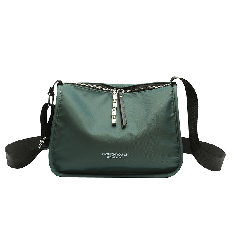 Monochrome Nylon Shoulder Bag