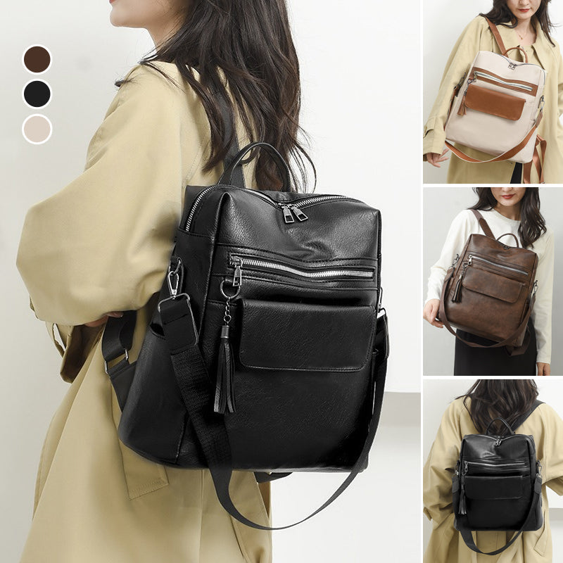 Casual Leather Bckpack